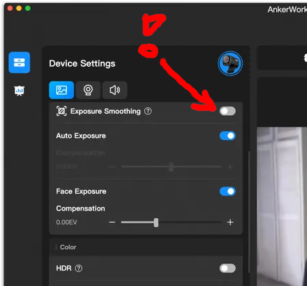 ankerwork-c310-webcam-settings
